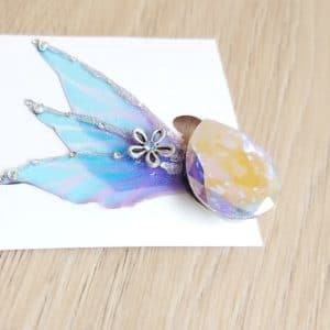 broche fée cristal