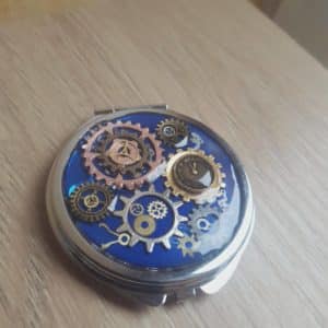 Miroir de poche "Steampunk"