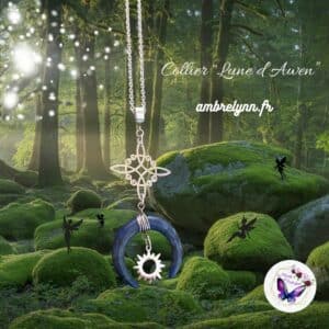Long collier "Lune d'Awen"